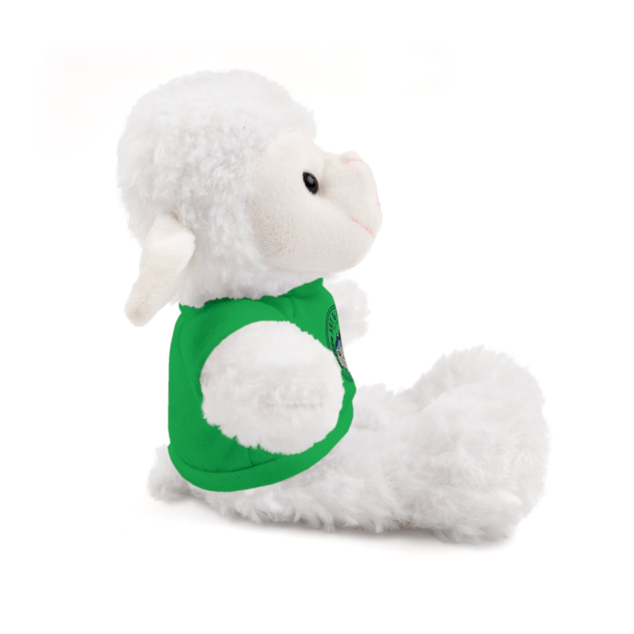Green Bear Plush with 'Lake Cottage' Tee — Cute Gift Teddy for Kids & Cottage Lovers