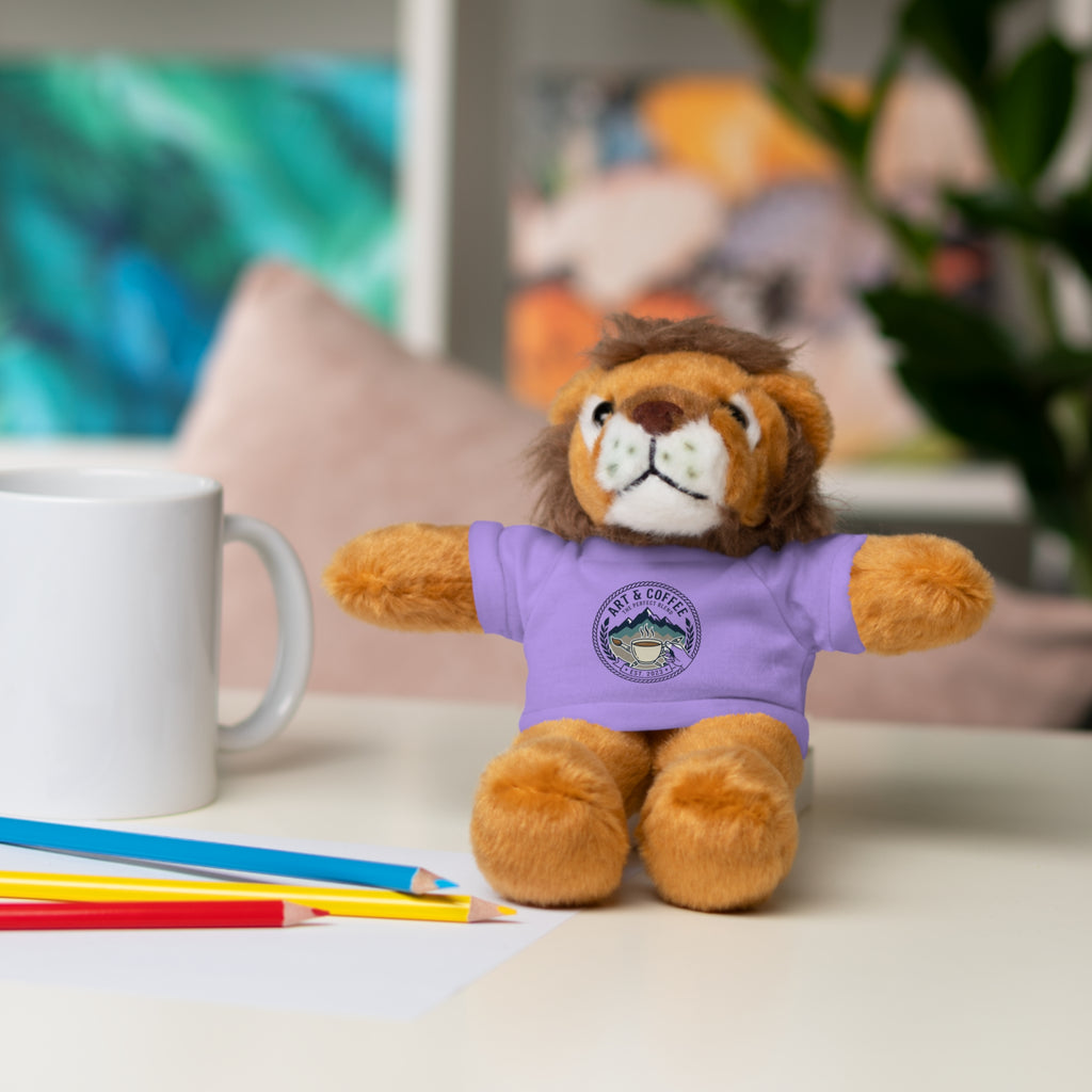 Green Bear Plush with 'Lake Cottage' Tee — Cute Gift Teddy for Kids & Cottage Lovers