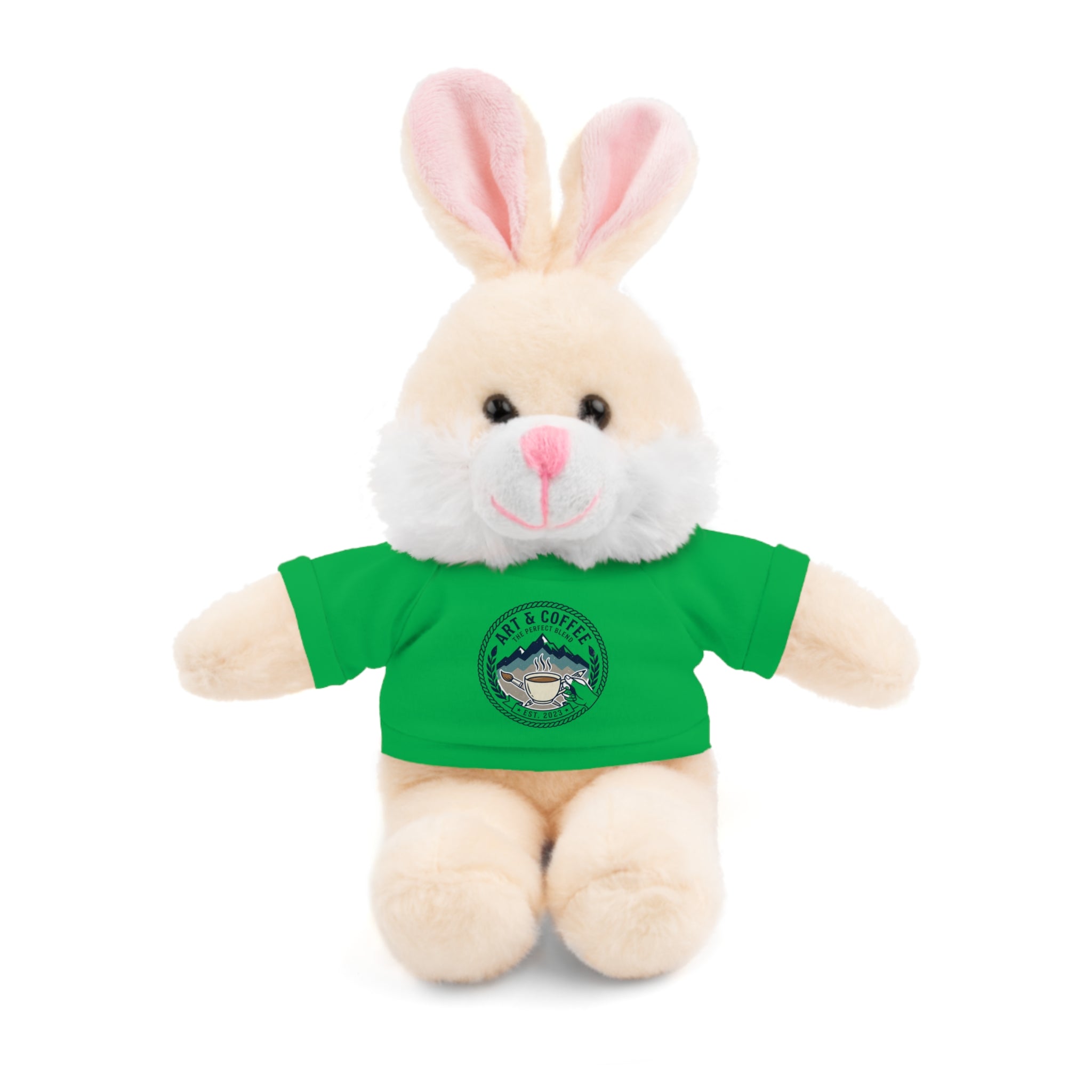 Green Bear Plush with 'Lake Cottage' Tee — Cute Gift Teddy for Kids & Cottage Lovers