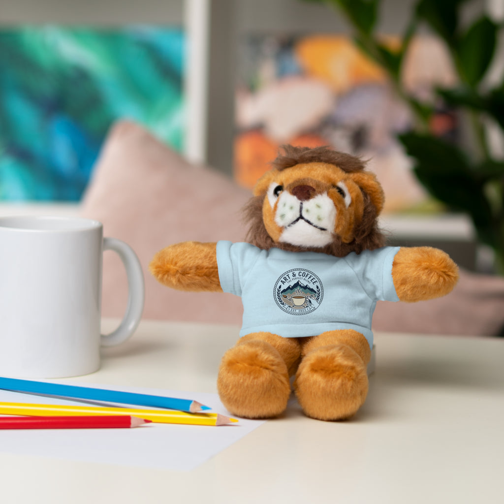 Green Bear Plush with 'Lake Cottage' Tee — Cute Gift Teddy for Kids & Cottage Lovers