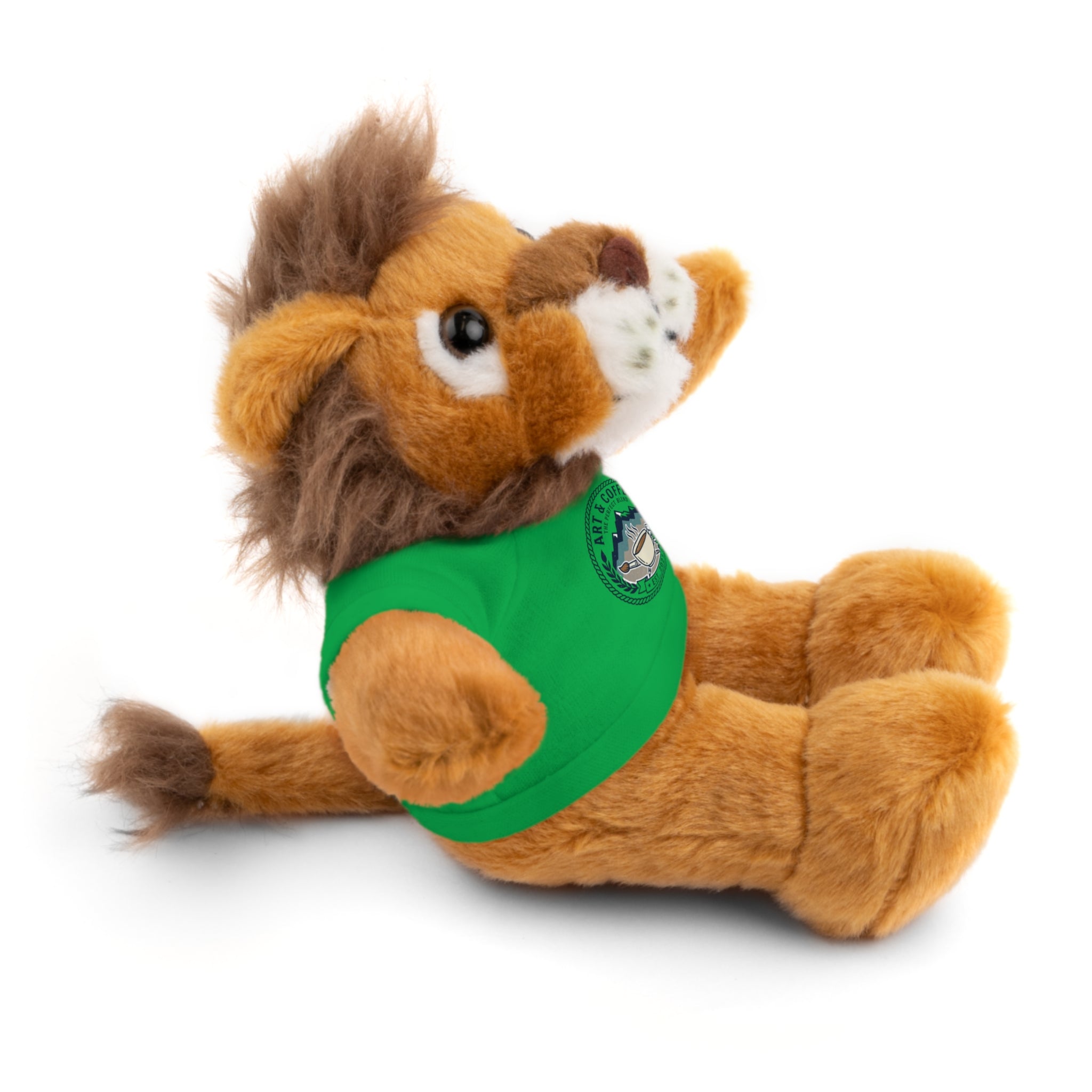 Green Bear Plush with 'Lake Cottage' Tee — Cute Gift Teddy for Kids & Cottage Lovers