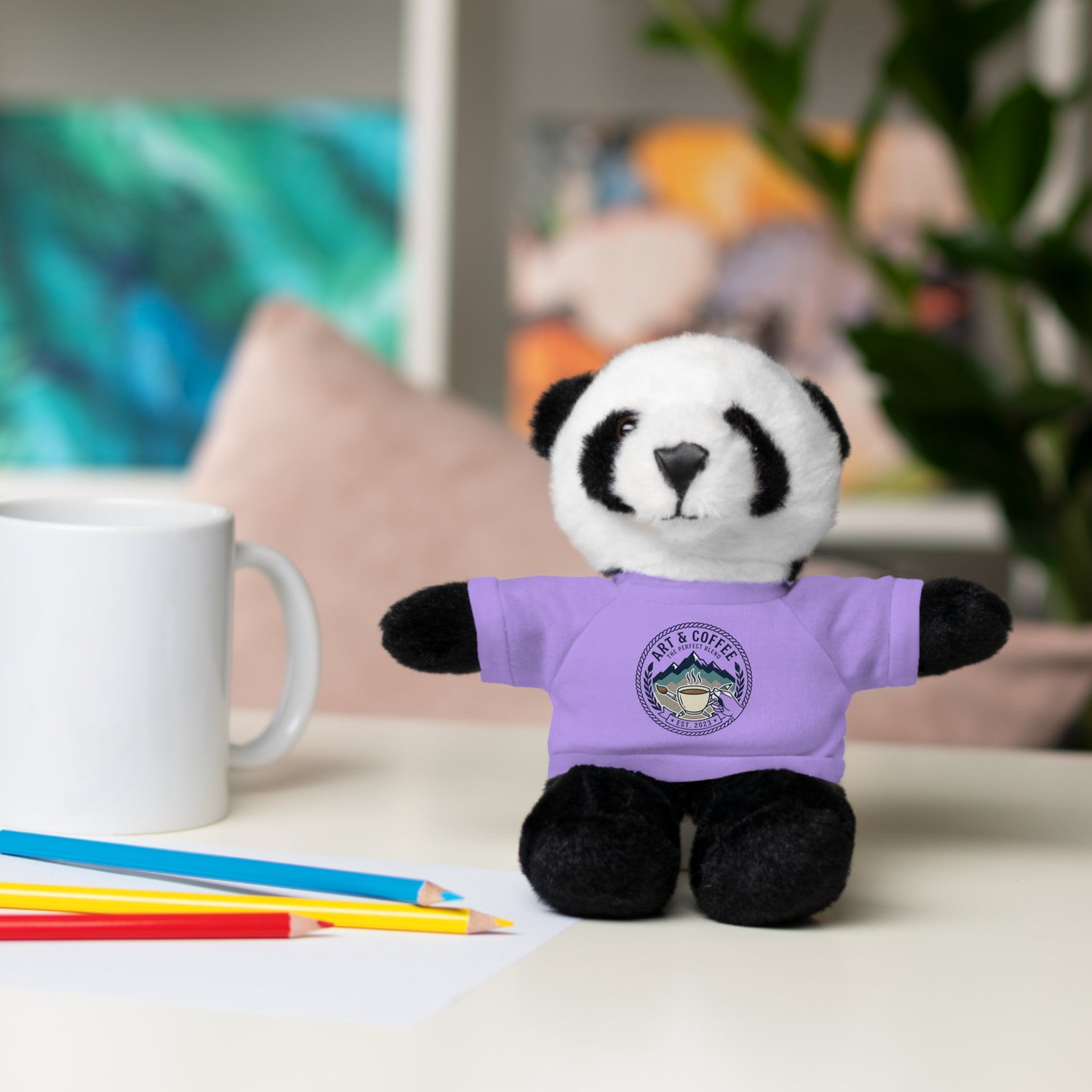 Green Bear Plush with 'Lake Cottage' Tee — Cute Gift Teddy for Kids & Cottage Lovers