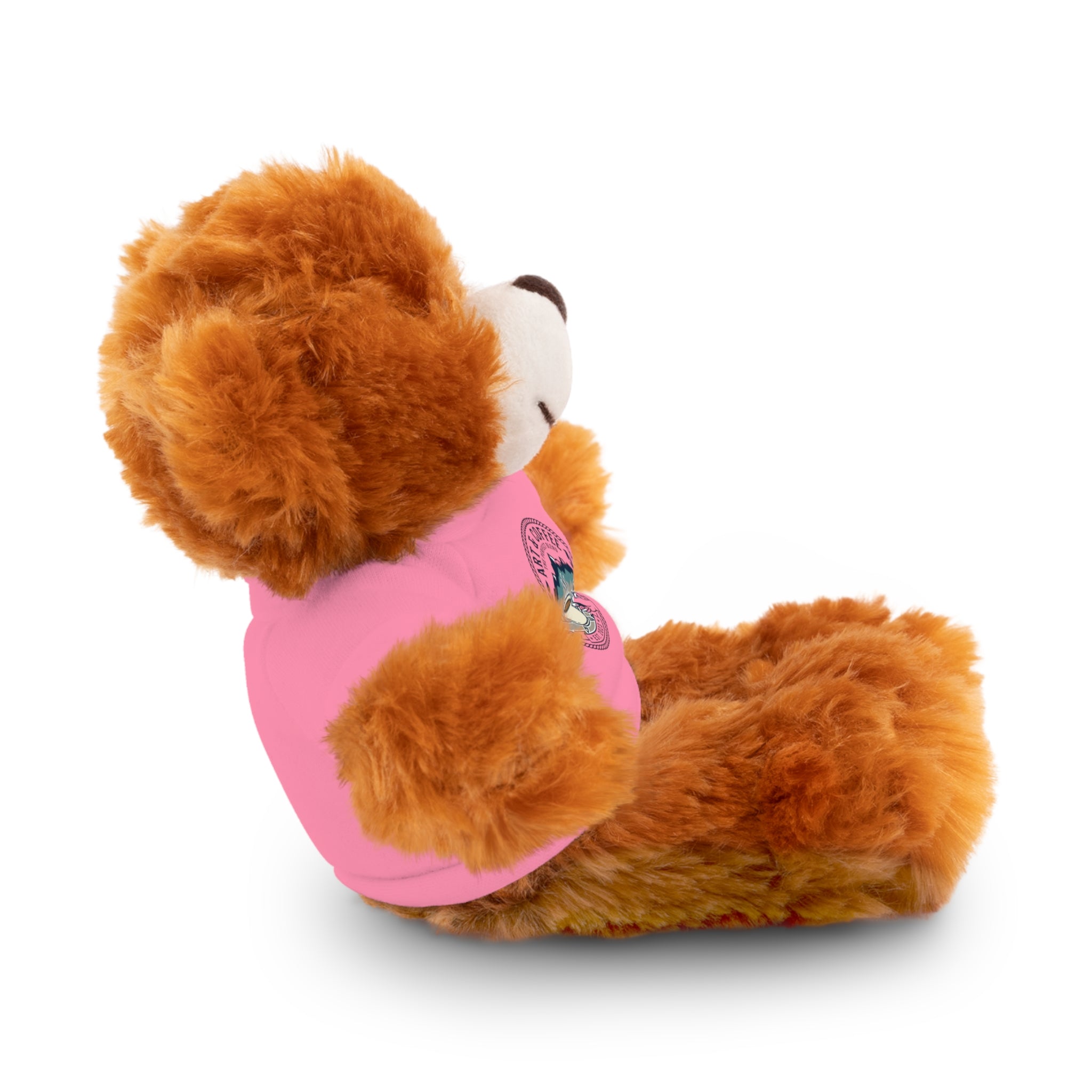 Green Bear Plush with 'Lake Cottage' Tee — Cute Gift Teddy for Kids & Cottage Lovers