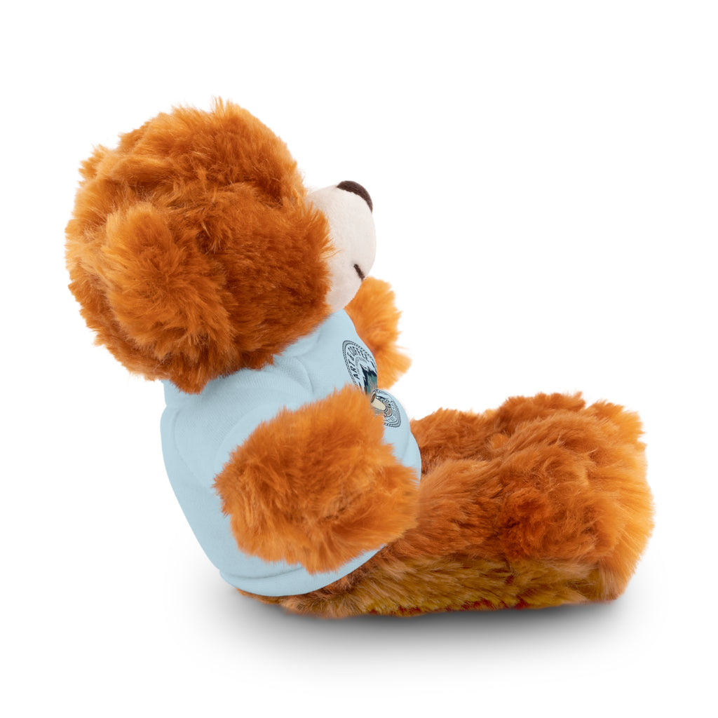 Green Bear Plush with 'Lake Cottage' Tee — Cute Gift Teddy for Kids & Cottage Lovers
