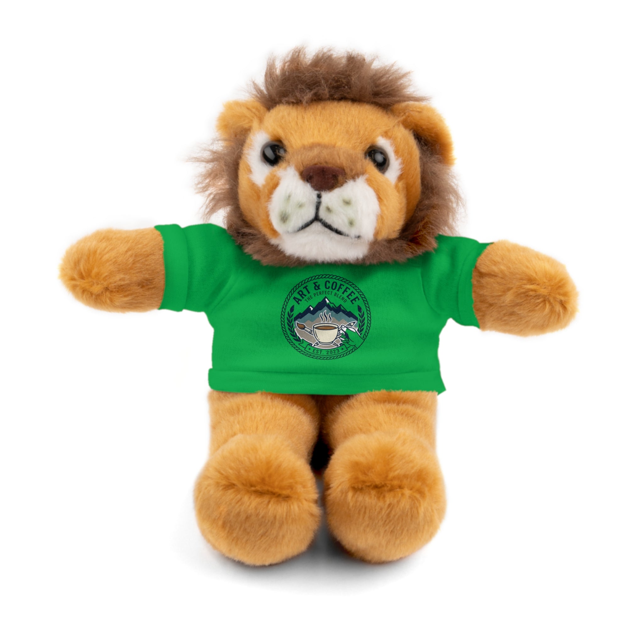Green Bear Plush with 'Lake Cottage' Tee — Cute Gift Teddy for Kids & Cottage Lovers