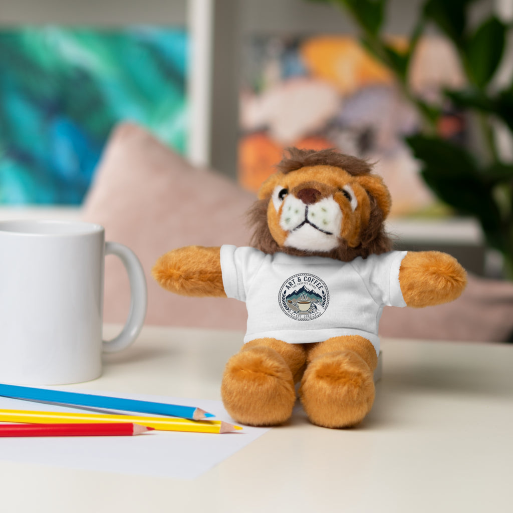 Green Bear Plush with 'Lake Cottage' Tee — Cute Gift Teddy for Kids & Cottage Lovers