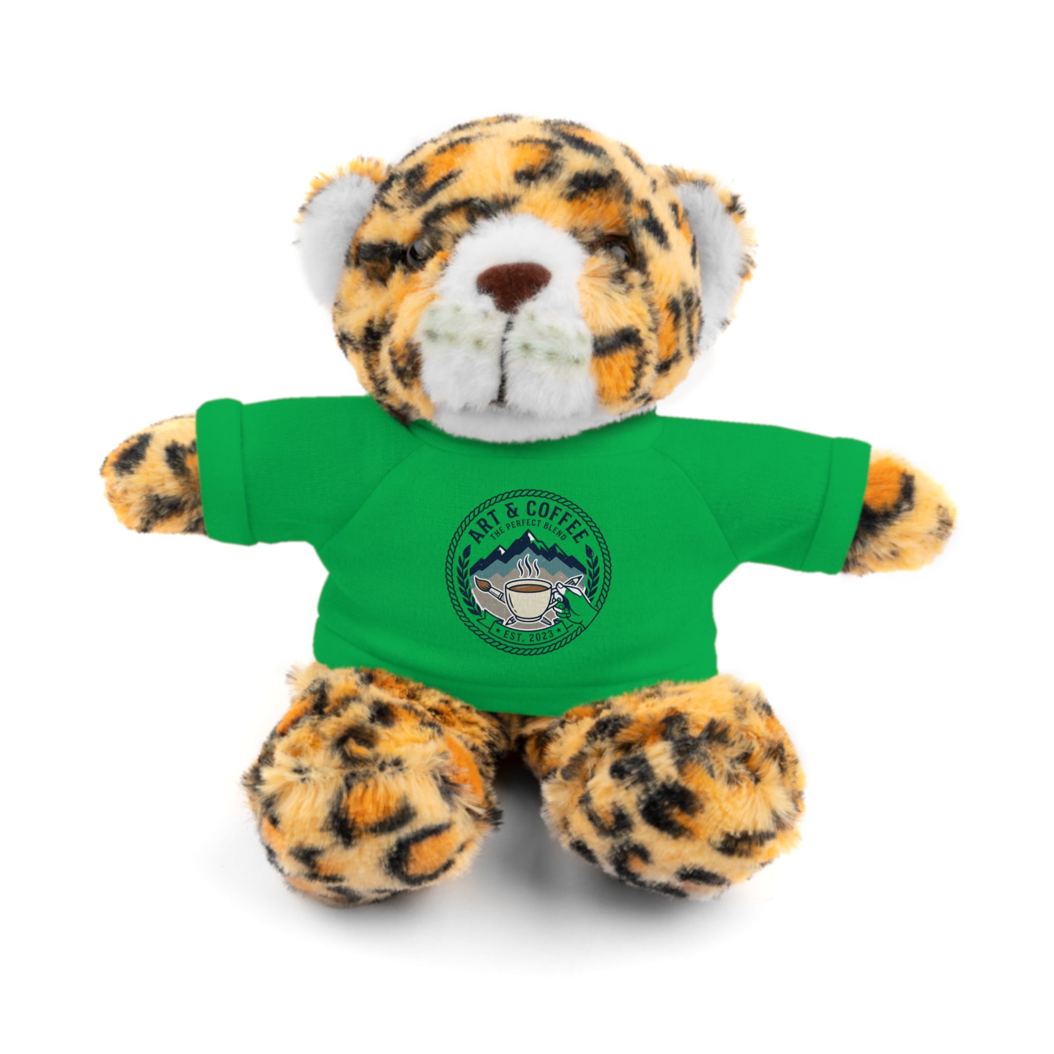 Green Bear Plush with 'Lake Cottage' Tee — Cute Gift Teddy for Kids & Cottage Lovers