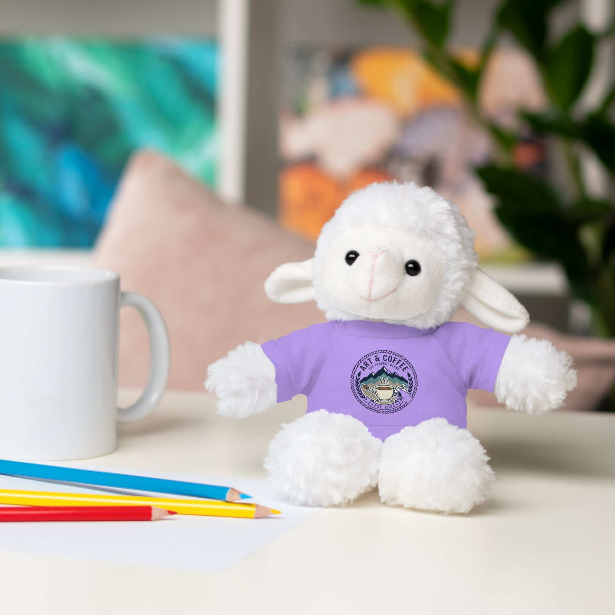 Green Bear Plush with 'Lake Cottage' Tee — Cute Gift Teddy for Kids & Cottage Lovers