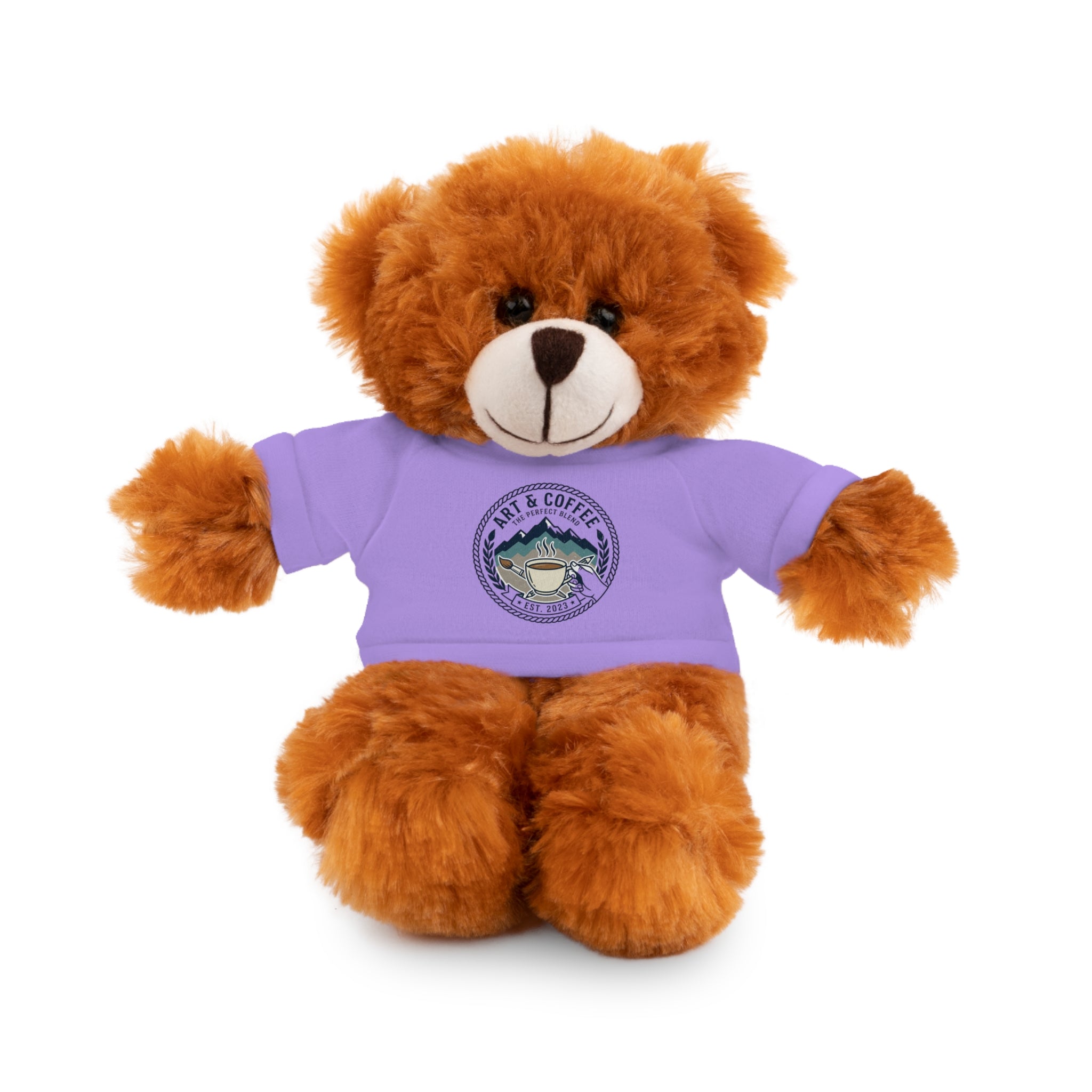 Green Bear Plush with 'Lake Cottage' Tee — Cute Gift Teddy for Kids & Cottage Lovers