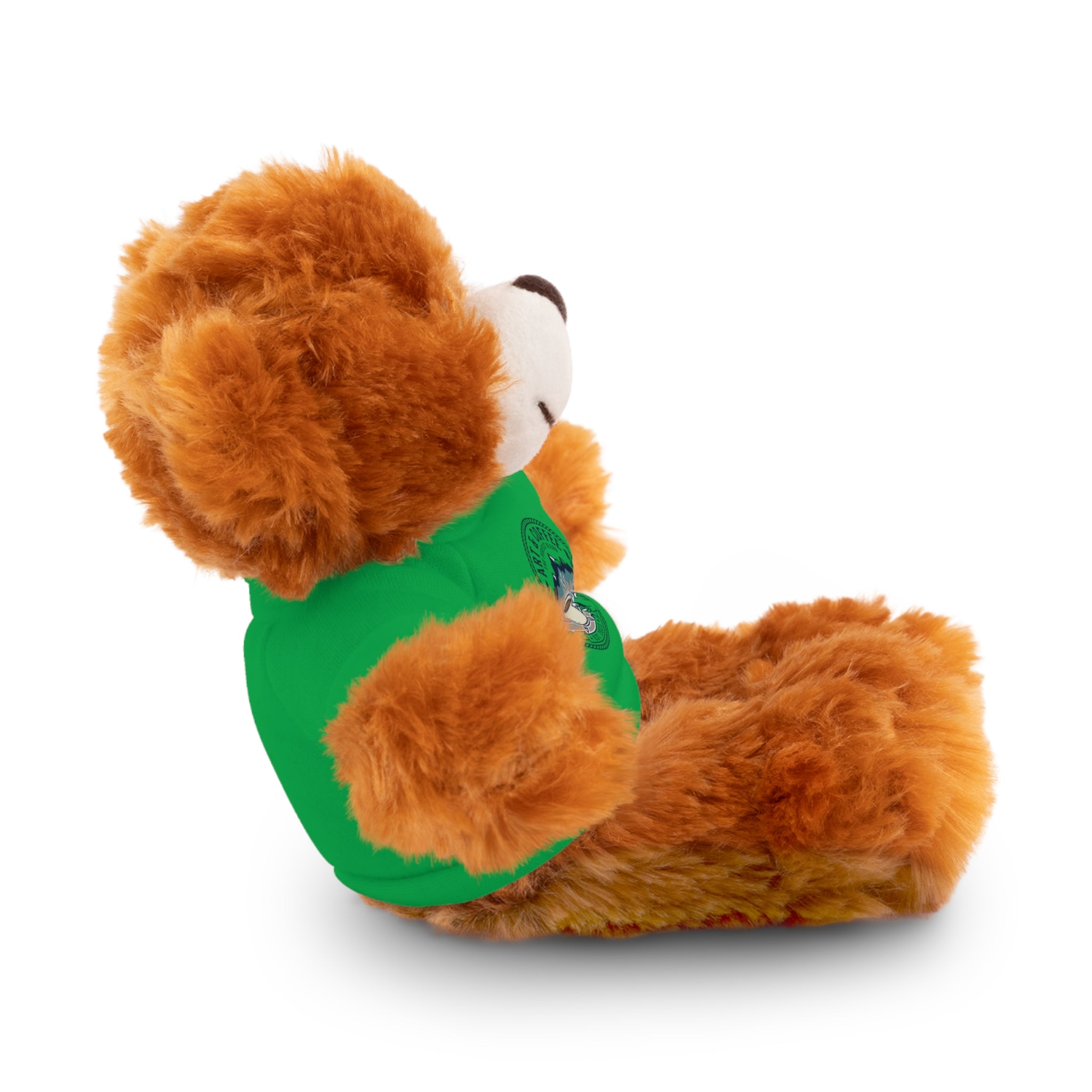Green Bear Plush with 'Lake Cottage' Tee — Cute Gift Teddy for Kids & Cottage Lovers