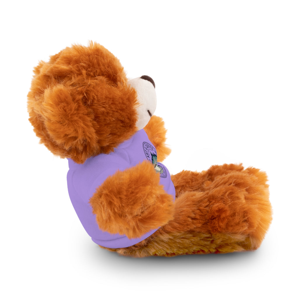 Green Bear Plush with 'Lake Cottage' Tee — Cute Gift Teddy for Kids & Cottage Lovers