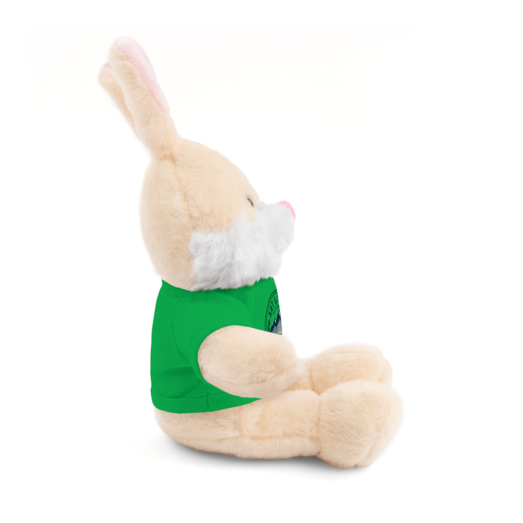 Green Bear Plush with 'Lake Cottage' Tee — Cute Gift Teddy for Kids & Cottage Lovers