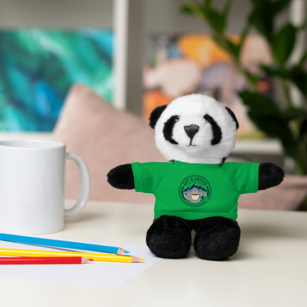 Green Bear Plush with 'Lake Cottage' Tee — Cute Gift Teddy for Kids & Cottage Lovers