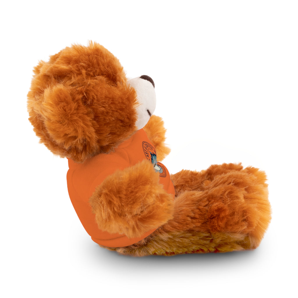 Green Bear Plush with 'Lake Cottage' Tee — Cute Gift Teddy for Kids & Cottage Lovers