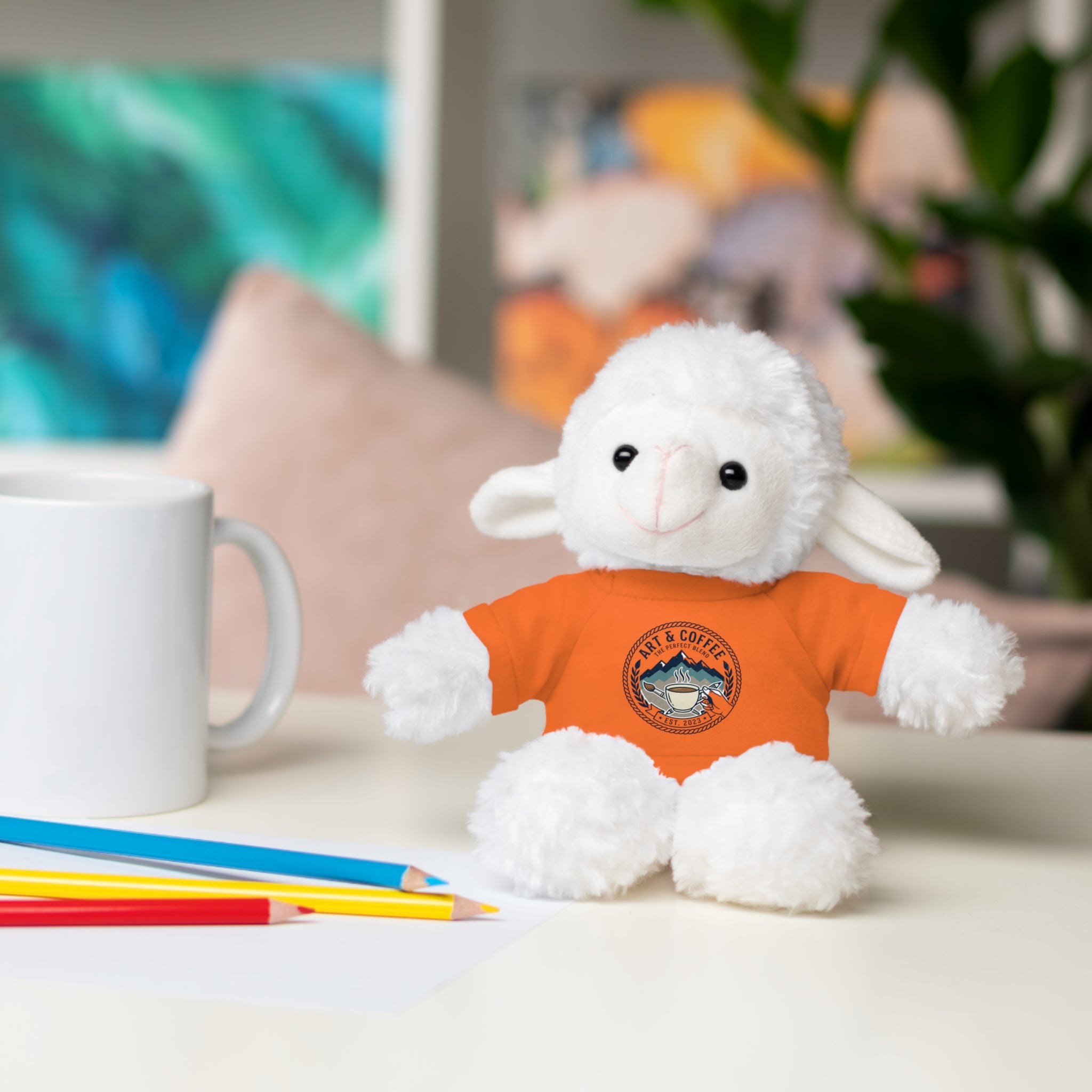 Green Bear Plush with 'Lake Cottage' Tee — Cute Gift Teddy for Kids & Cottage Lovers